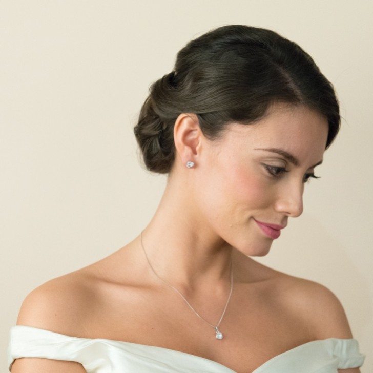 Ivory and Co Rapture Cubic Zirconia Stud Earrings