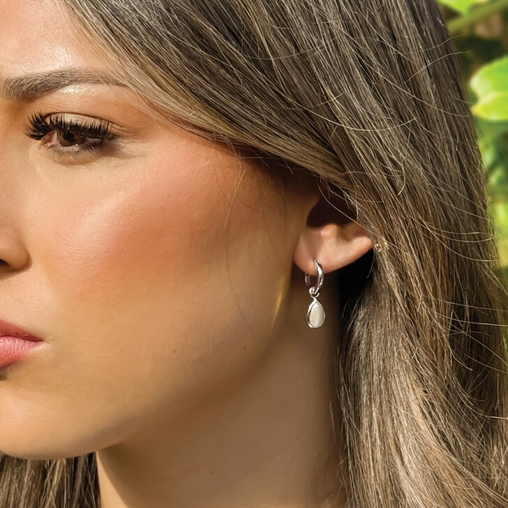 Ivory and Co Santorini Pearl Charm Earrings