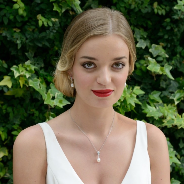 Ivory and Co Serrano Pearl Drop Wedding Earrings