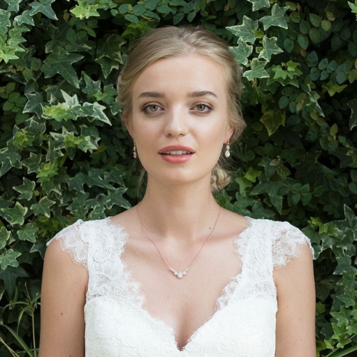 Ivory and Co Sorbonne Crystal Wedding Necklace (Rose Gold)