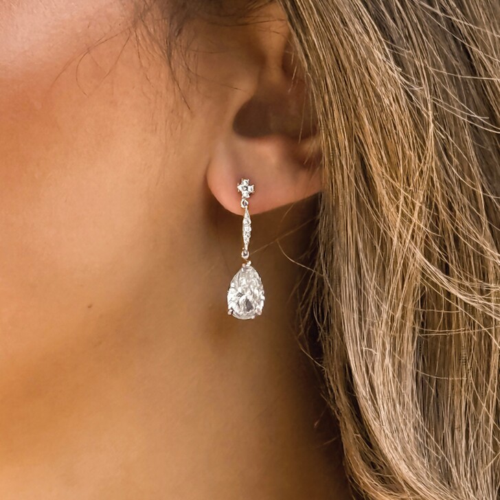 Ivory and Co Tetbury Crystal Drop Earrings