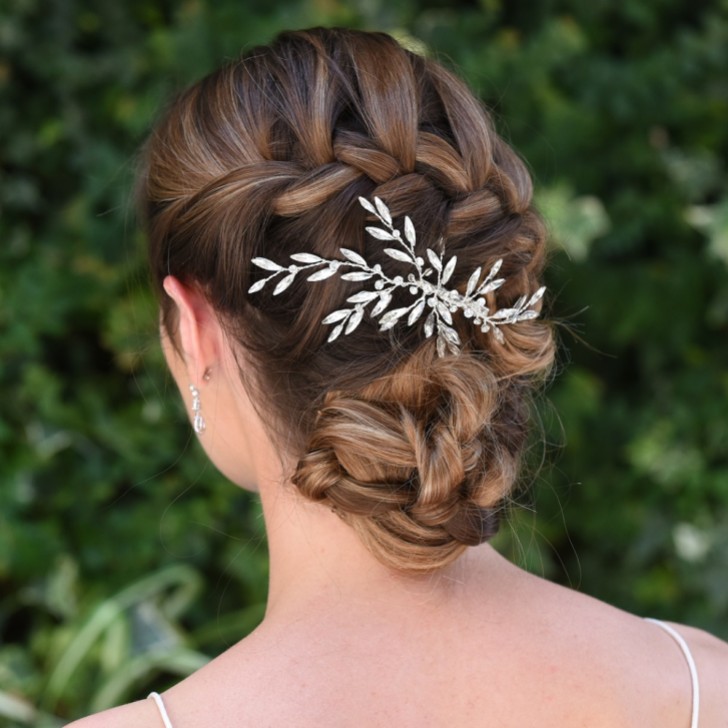 Ivory and Co Wintersweet Crystal Spray Wedding Hair Clip