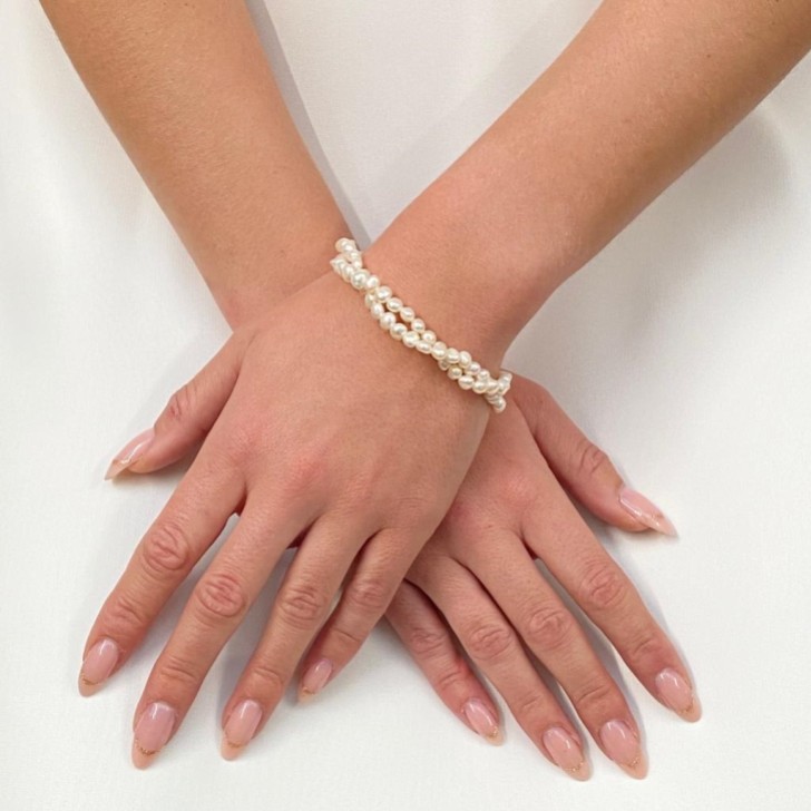 Katarina Twisted Freshwater Pearl Bracelet