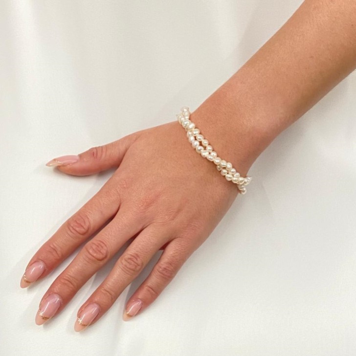 Katarina Twisted Freshwater Pearl Bracelet