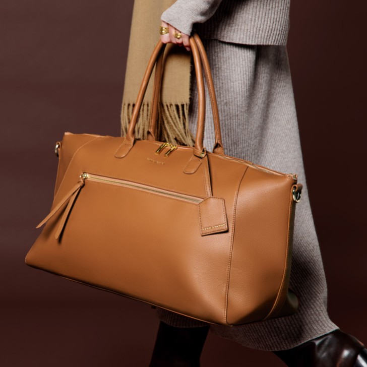 Katie Loxton Chelsea Cognac Weekend Holdall Duffle Bag