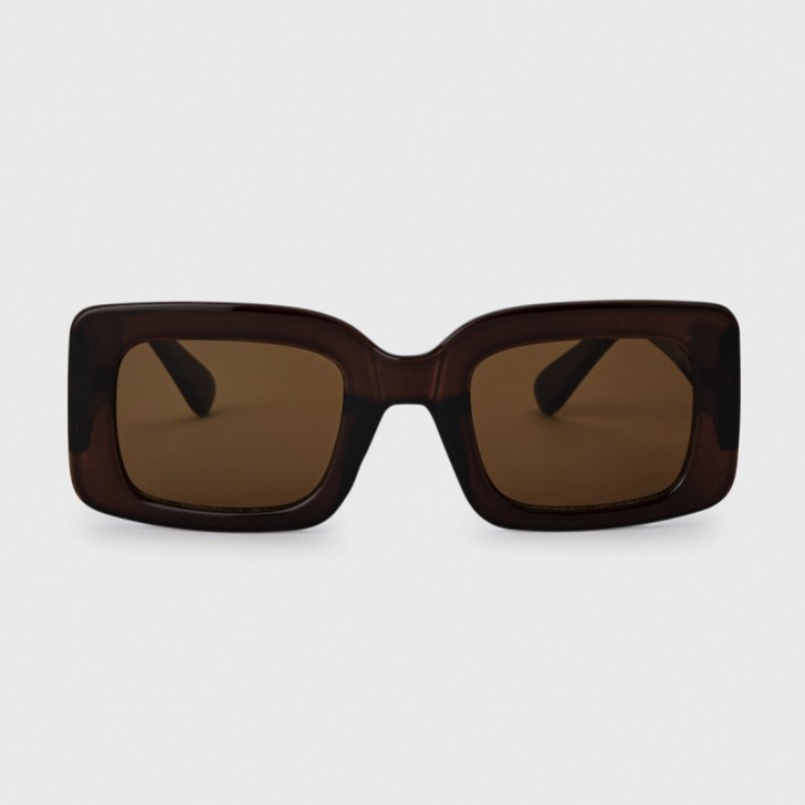 Katie Loxton Crete Brown Rectangle Sunglasses