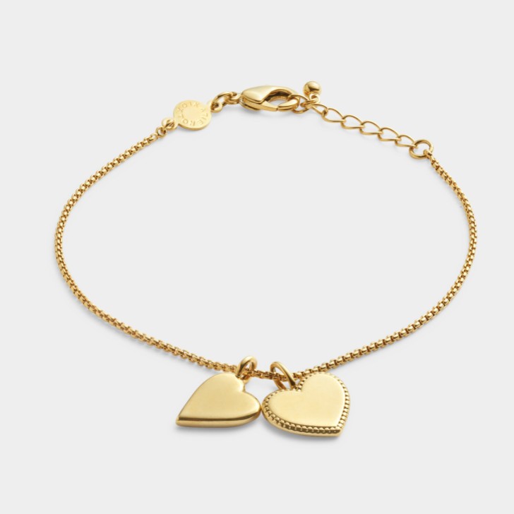 Katie Loxton 'Maid of Honour' Gold Bridal Charm Bracelet