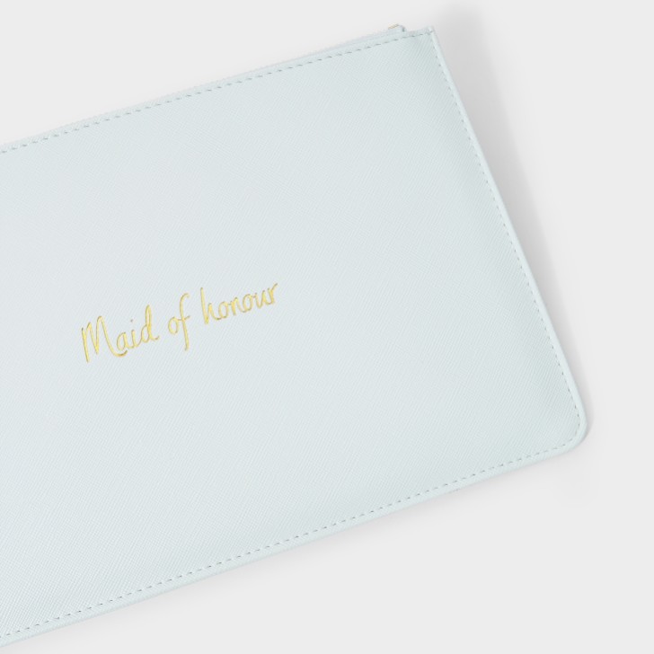 Katie Loxton 'Maid of Honour' Powder Blue Perfect Pouch