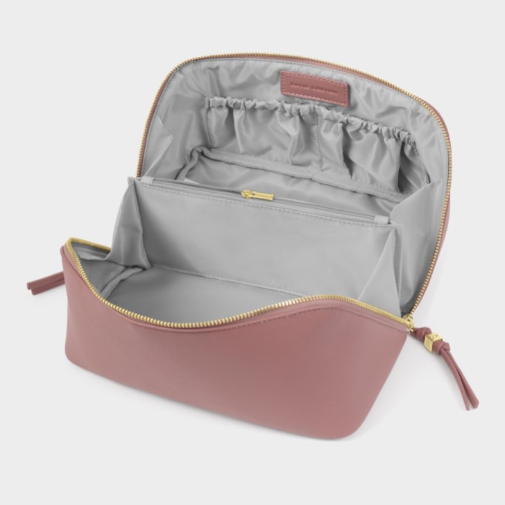 Katie Loxton Soho Medium Deep Rose Makeup and Wash Bag