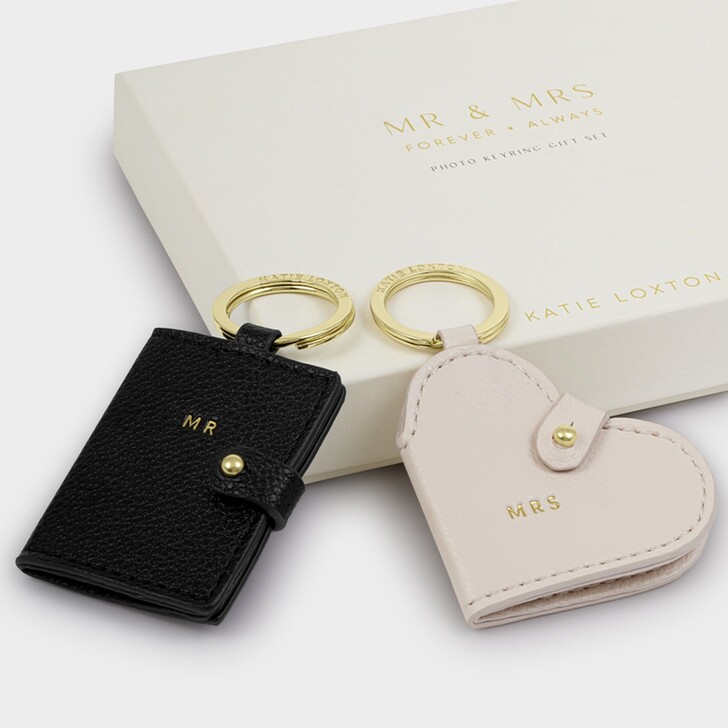 Katie Loxton 'Mr' and 'Mrs' Boxed Photo Keyrings