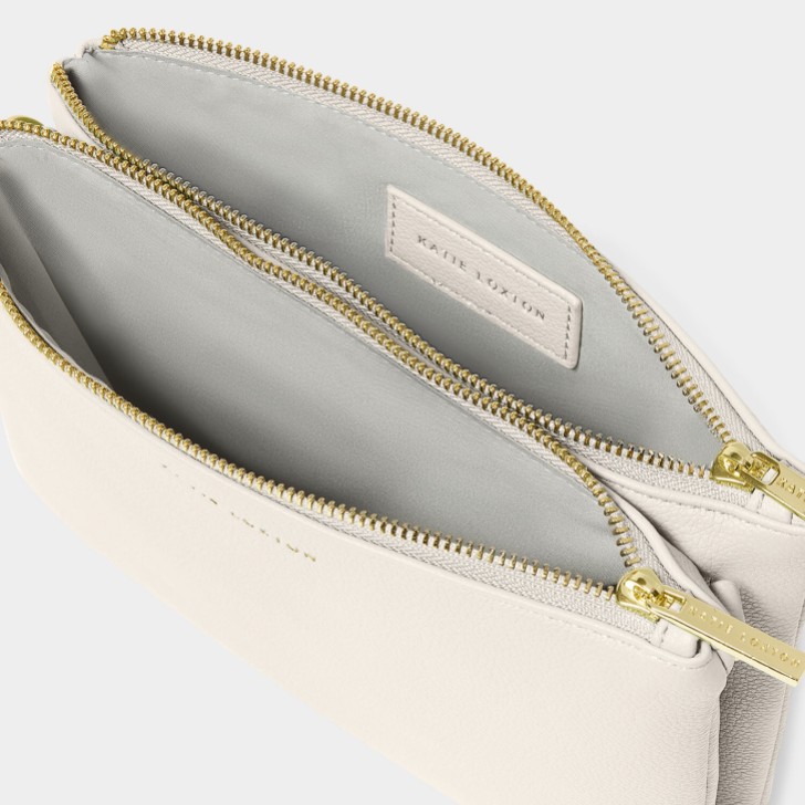 Katie Loxton Off White Duo Pouch