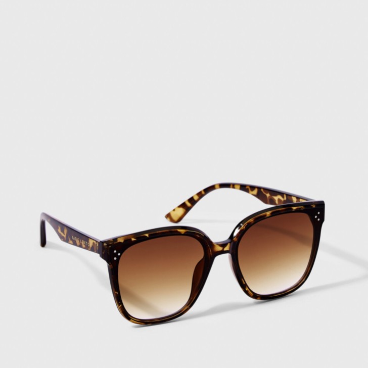 Katie Loxton Savannah Tortoiseshell Square Sunglasses