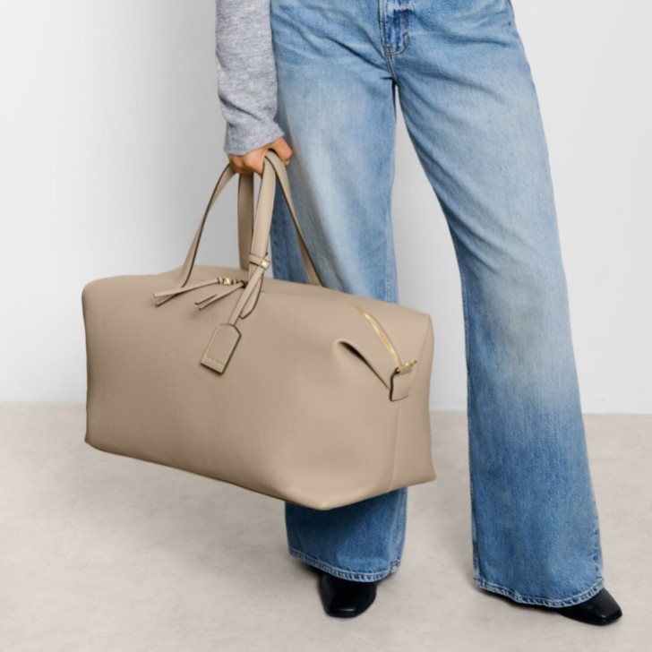 Katie Loxton Soho Taupe Weekend Holdall Duffle Bag