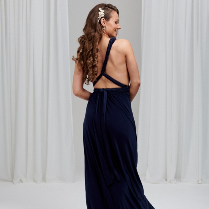 Emily Rose Navy Multiway Bridesmaid Dress (One Size)