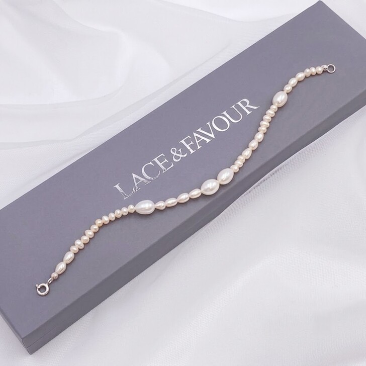 Miliana Delicate Pearl Wedding Bracelet