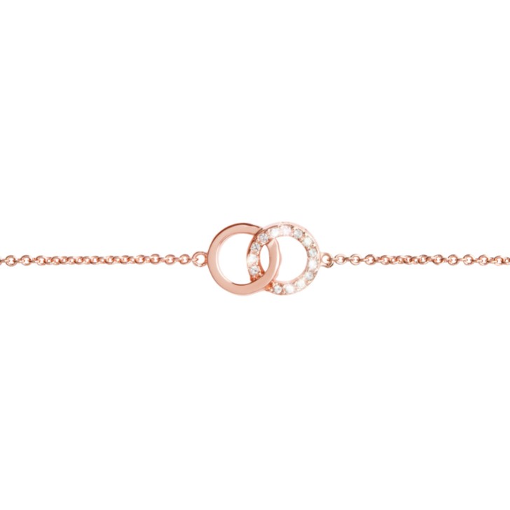 Olivia Burton Bejewelled Rose Gold Interlink Kettenarmband