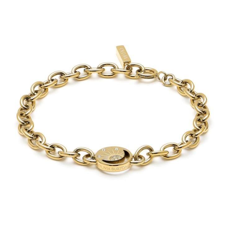 Olivia Burton Himmlische Sonne Vergoldetes Gliederarmband