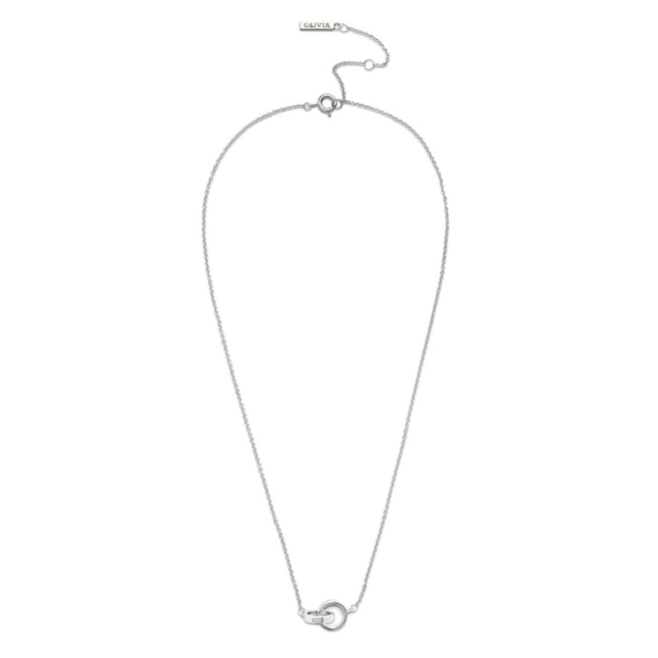 Olivia Burton Classic Silver Interlink Necklace