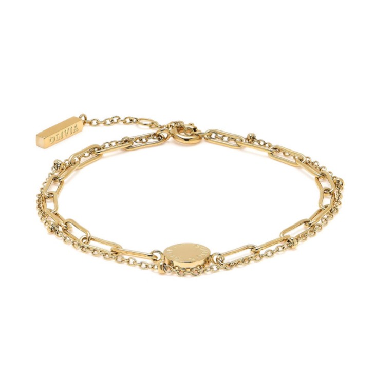 Olivia Burton Illusion Gold Stacking Bracelet