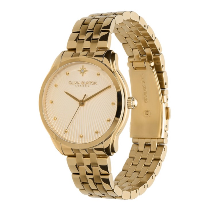 Olivia Burton Starlight 36mm Goldarmbanduhr