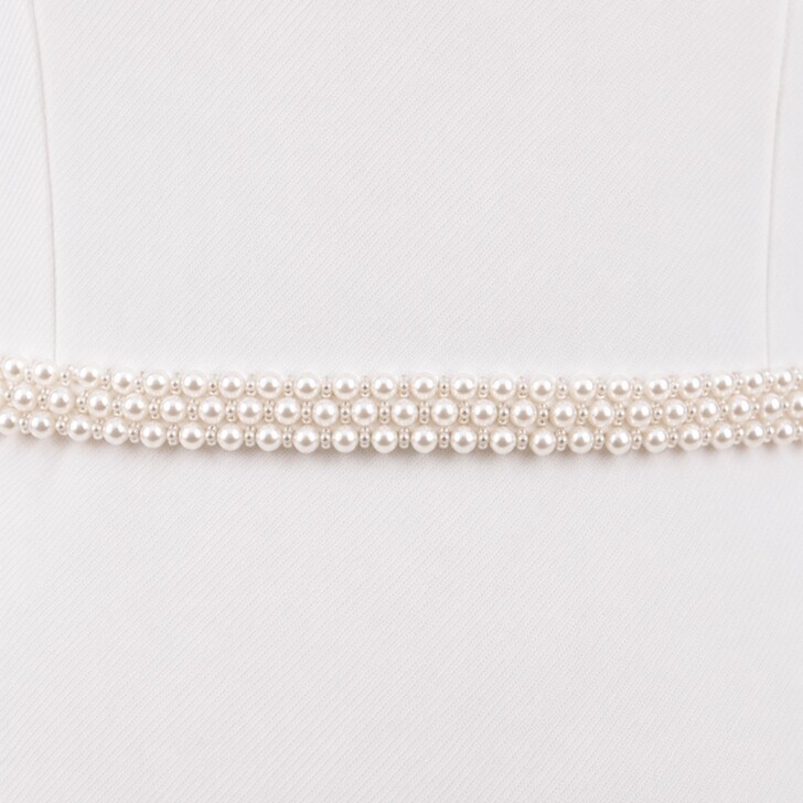 Perfect Bridal Beautiful Delicate Pearl Beaded Bridal Belt