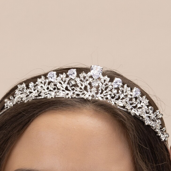 Perfect Bridal Classic Silver Princess Style Tiara