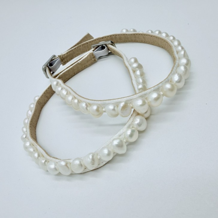Perfect Bridal Detachable Keshi Pearl Ankle Straps