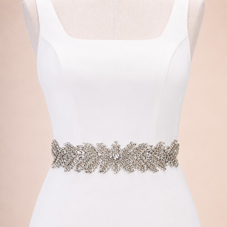Perfect Bridal Evita Wide Statement Crystal Dress Belt