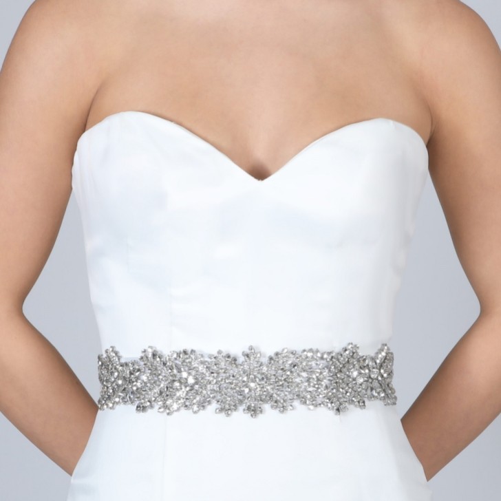 Perfect Bridal Evita Wide Statement Crystal Dress Belt