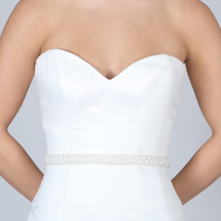 Perfect Bridal Odessa Pearl and Beaded Wedding Belt