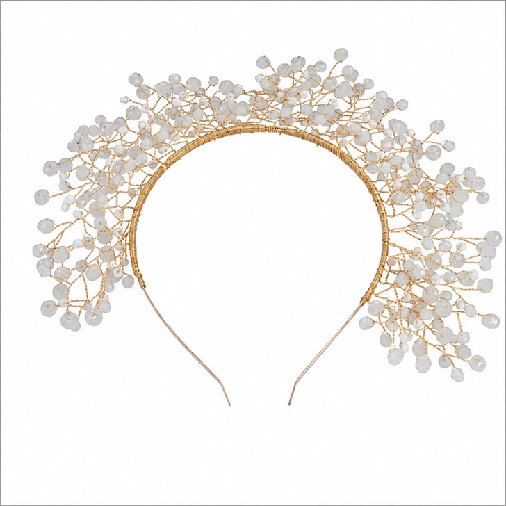 Perfect Bridal Opal & Crystal Statement Bridal Headpiece