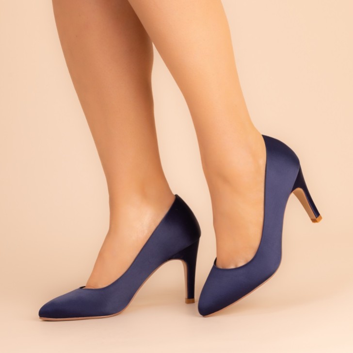 Perfect Bridal Parker Midnight Satin Klassische Pumps