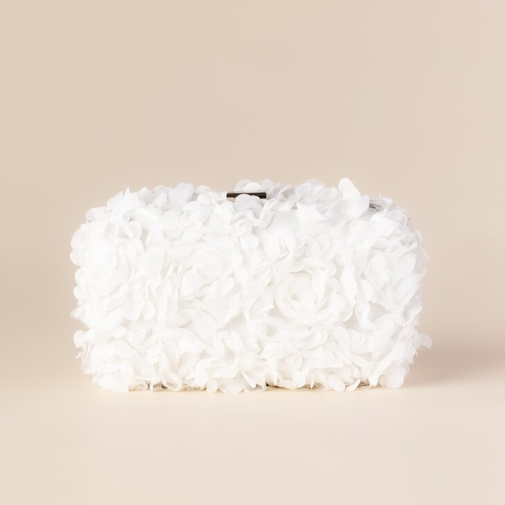 Perfect Bridal Tate Ivory Tulle Detail Clutch Bag