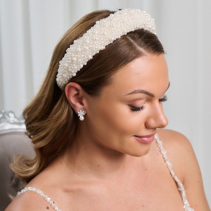 Persephone Ivory Chunky Pearl Headband