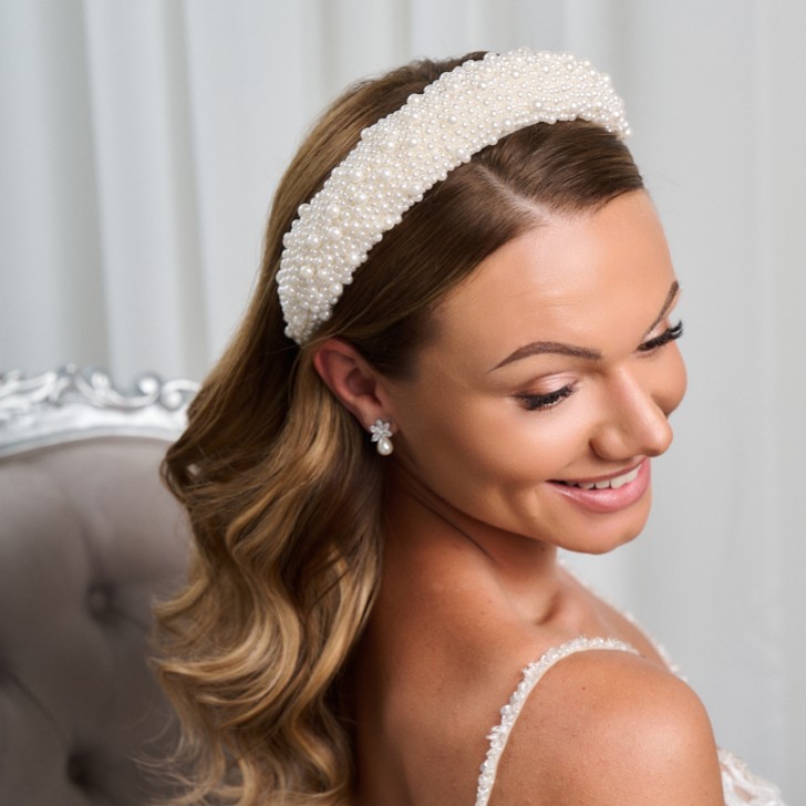 Persephone Ivory Chunky Pearl Headband