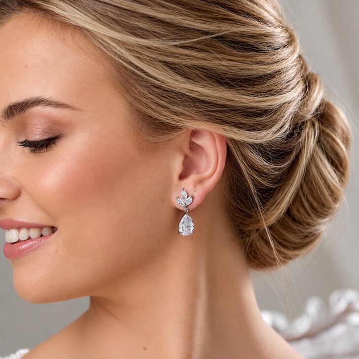 Montpellier Cubic Zirkonia Tropfenohrringe