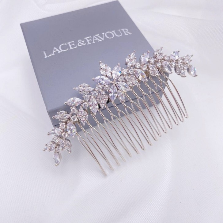 Rapture Small Crystal Wedding Hair Comb