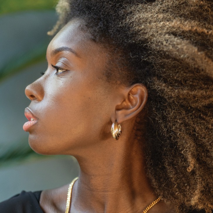 Sarah Alexander Midas Chunky Gold Hoops (anneaux en or)