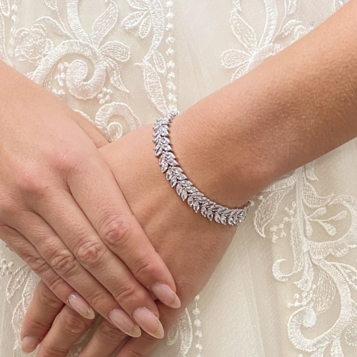 Savoy Sparkly Cubic Zirkonia Hochzeitsarmband