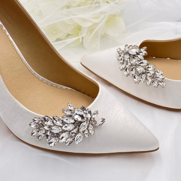 Spirit Crystal Embellished Shoe Clips