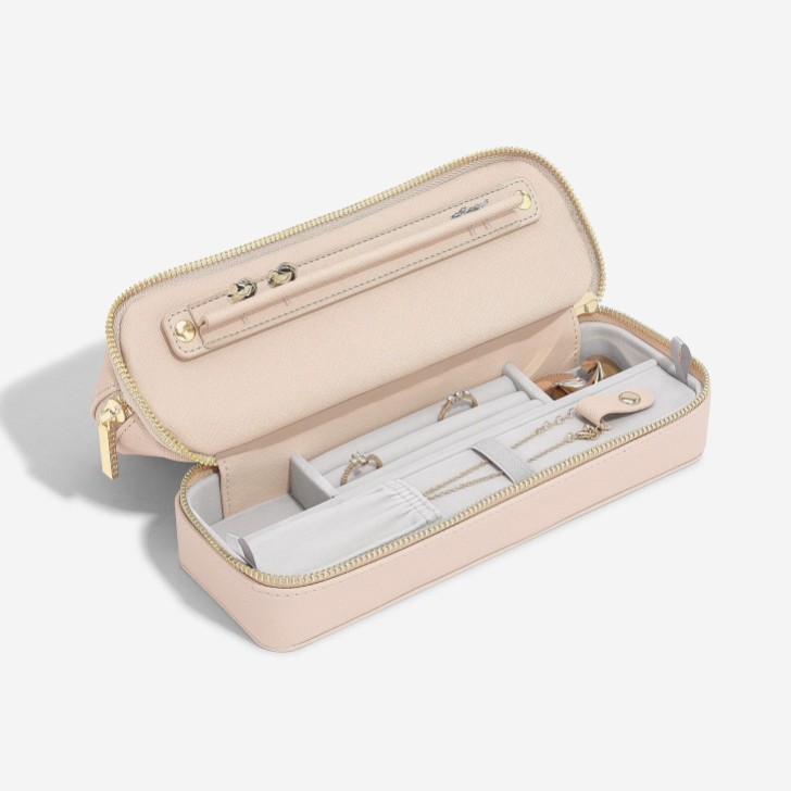 Stackers Blush Cosmetic and Jewellery Bag