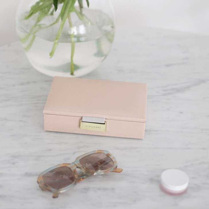 Stackers Blush and Gold Mini Jewellery Box