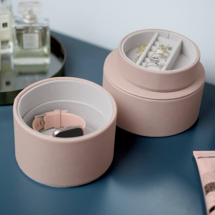 Stackers Blush Bedside Table Jewelry Box Pod