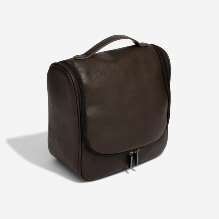 Stackers Brown Hanging Wash Bag