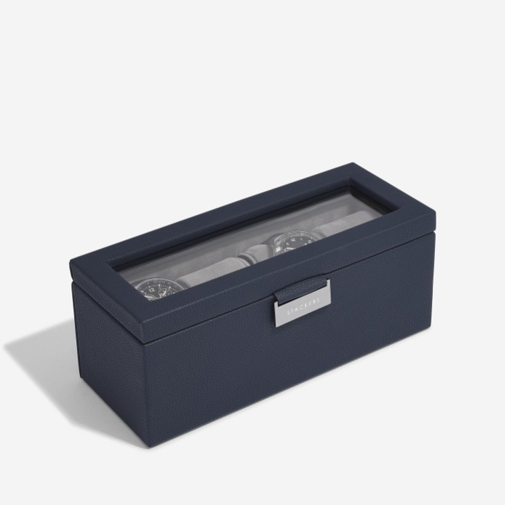 Stackers Navy 4 Stück Uhrenbox