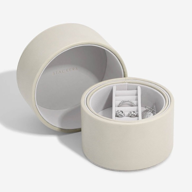 Stackers Oatmeal Bedside Table Jewelry Box Pod