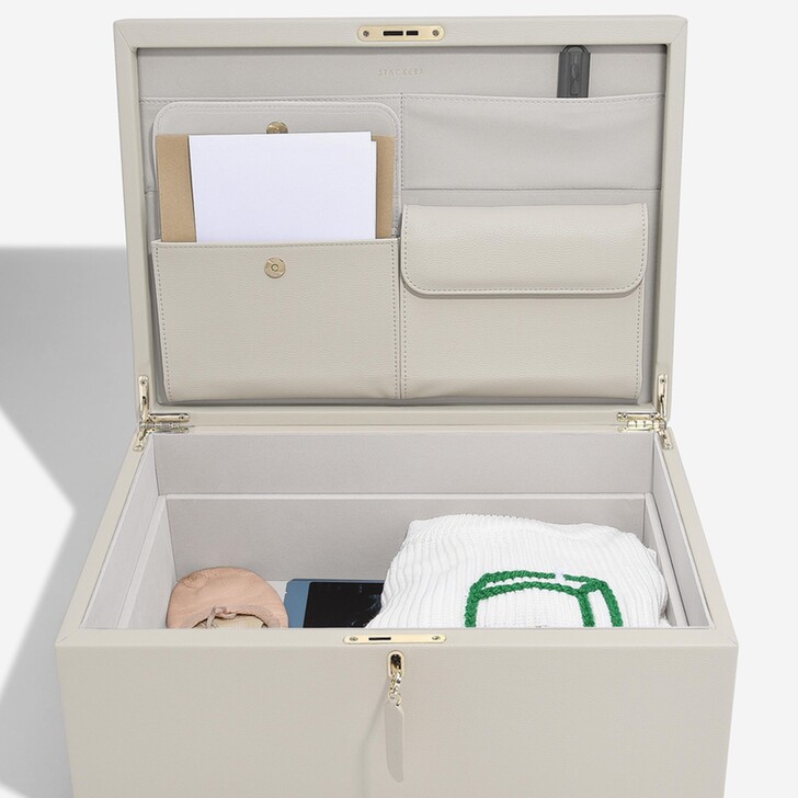 Stackers Oatmeal Keepsake Memory Storage Box