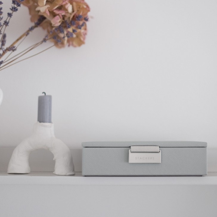 Stackers Pebble Gray Mini Jewelry Box