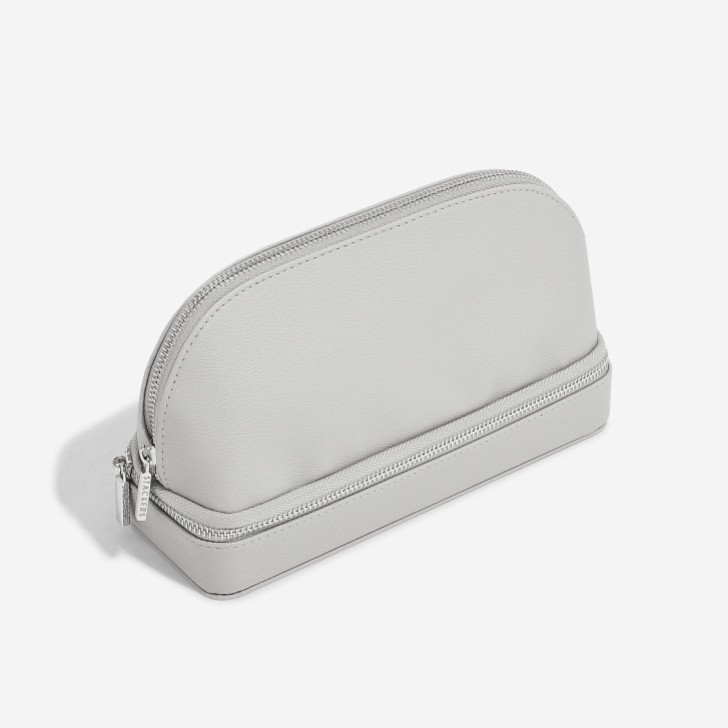 Stackers Sac à cosmétiques et à bijoux gris galet