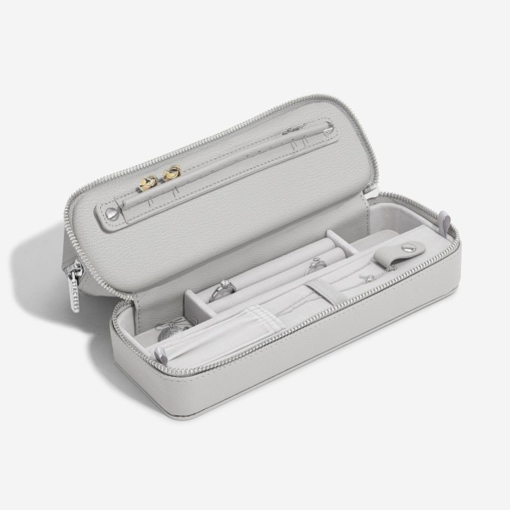 Stackers Sac à cosmétiques et à bijoux gris galet